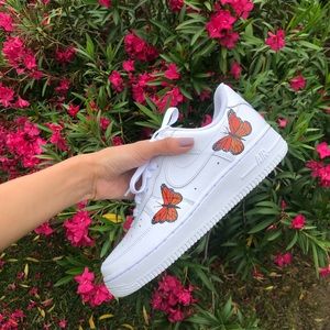 Hand painted Nike Airforce 1 shoes